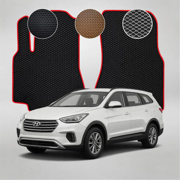EVA Dywaniki do Hyundai Santa Fe Grand 3 gen Crossover (2016–2018)
