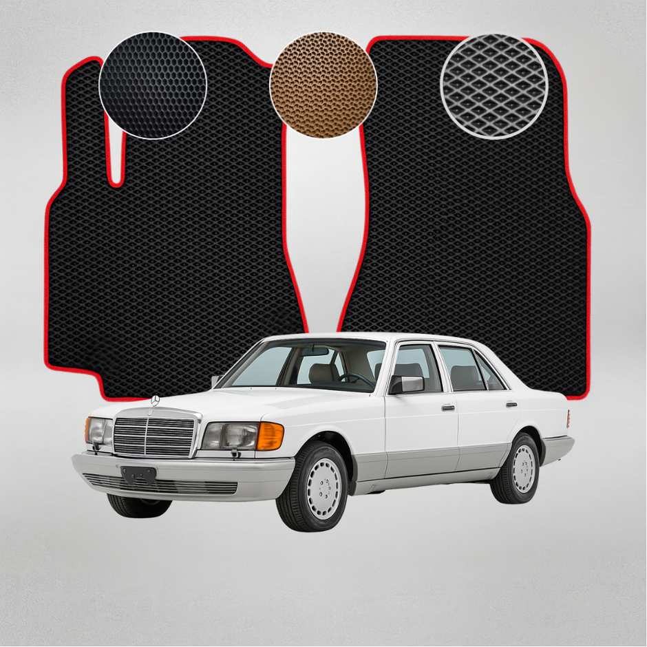 EVA Dywaniki do Mercedes-Benz W126 Long 2 gen S-Class Sedan (1979–1991)