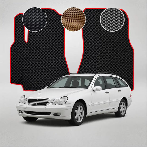 EVA Dywaniki do Mercedes-Benz S203 C-Class (C220) 2 gen Kombi (2001–2004)