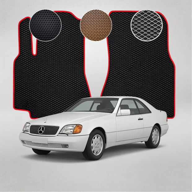 EVA Dywaniki do Mercedes-Benz W140/C140 S-Class 3 gen Coupe (1991–1998)
